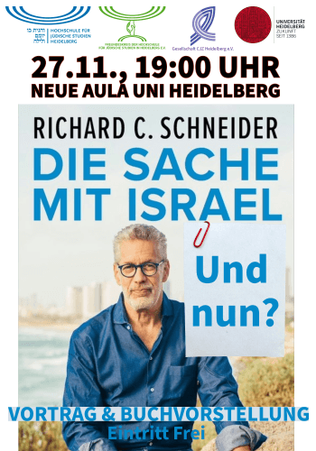Vortrag und Buchvorstellung mit Richard C. Schneider